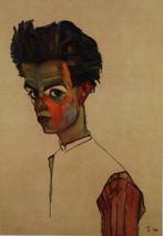 Egon Schiele (1890-1918), - (after) - Selbstbildnis 1910, Antiek en Kunst