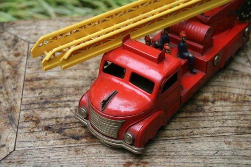 Günthermann - Blikken speelgoed - Fire engine With Figures, Antiek en Kunst, Antiek | Speelgoed