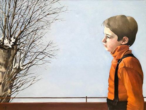 Valery Koroshilov - Waiting for the Spring, Antiek en Kunst, Kunst | Schilderijen | Modern