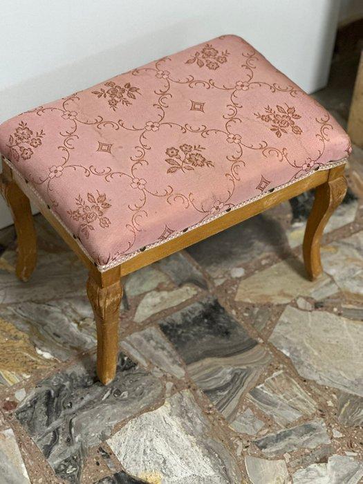 Kruk - Hout - Voetsteunkruk - Hoogte: 32 cm, Antiek en Kunst, Antiek | Overige Antiek