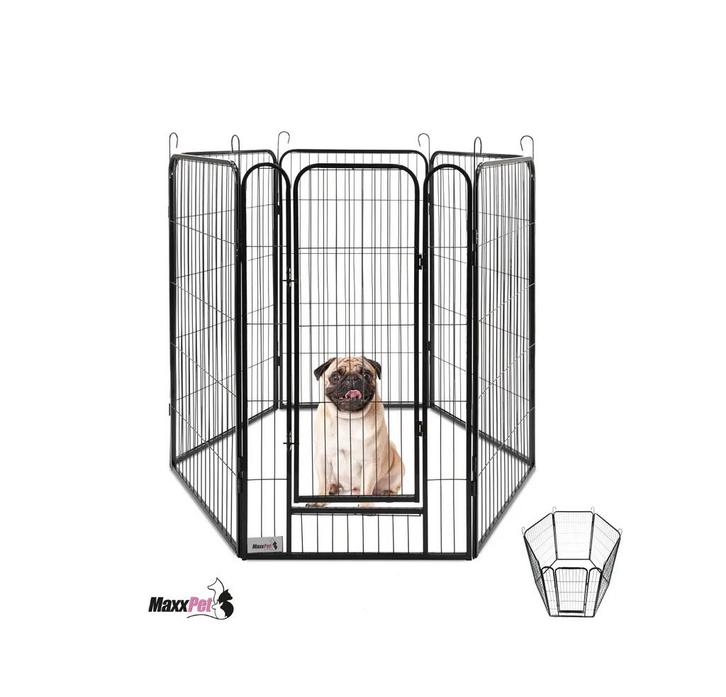 MaxxPet puppyren 100x60cm - 6 delig (Honden, Dier), Dieren en Toebehoren, Hondenbenches, Nieuw, Ophalen of Verzenden