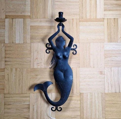 Applique murale - Fer forgé - Sirène, Antiek en Kunst, Kunst | Designobjecten