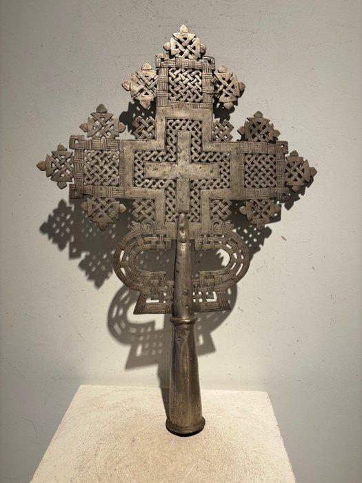 Kruis - copte - Ethiopië, Antiquités & Art, Art | Art non-occidental