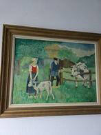 Harm Kamerlingh Onnes (1893-1985) - Boerderij tafereel, Antiek en Kunst