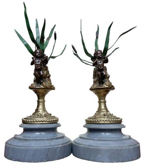 sculptuur - 258 mm - Brons, Marmer, Antiek en Kunst, Antiek | Keramiek en Aardewerk