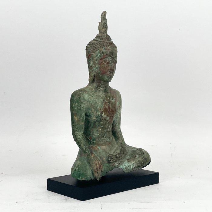Siamese Brons Beeld - 25 cm, Antiek en Kunst, Antiek | Overige Antiek