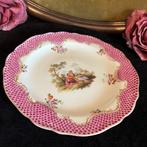 Meissen - Assiette - Porcelaine - scène de Watteau