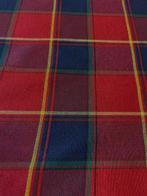 Exclusief Schots tartan stof, gekleurd in draad,