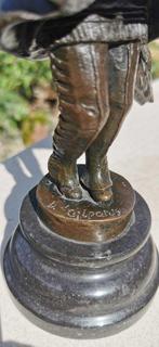 D. Chiparus - Sculpture, Superbe Sculpture Bronze La Petite, Antiek en Kunst