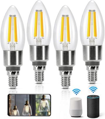 Aigostar LED Filament lamp - Dimbaar - 4,5W - E14 - 4 Stuks, Verzenden