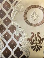 Elegante en luxe stof met bronzen barokke decoratie -, Antiek en Kunst, Antiek | Tapijten, Tafelkleden en Textiel