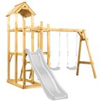 vidaXL Speeltoren 285x120x226,5 cm geïmpregneerd grenenhout, Kinderen en Baby's, Speelgoed | Buiten | Speeltoestellen, Verzenden