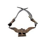 Statue, drie vogels maken cirkel - 28 cm - Bronze