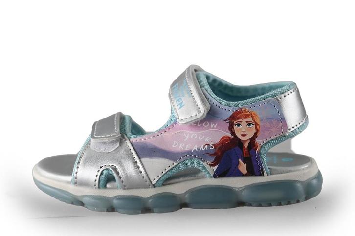 Frozen sandalen in maat 27 Zilver | 15% korting, Kinderen en Baby's, Kinderkleding | Schoenen en Sokken, Jongen of Meisje, Zo goed als nieuw