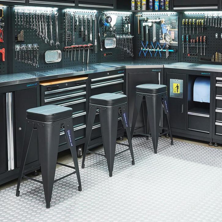 Datona Werkplaatskruk - 3 stuks - Datona - Zwart, Auto diversen, Autogereedschap, Ophalen of Verzenden