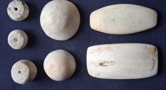 Bijoux en coquillages et pierres - Mali/Mauritanie (Sans, Antiquités & Art, Art | Art non-occidental