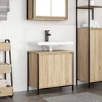 vidaXL Badkamerkast wastafelmeubel 60x34,5x60 cm sonoma, Huis en Inrichting, Verzenden, Nieuw