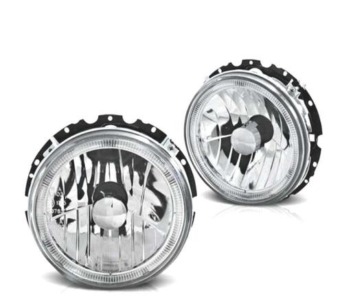 PHARES POUR VOLKSWAGEN VW GOLF MK1 74-83 ANGEL EYES CHROMÉ, Auto-onderdelen, Verlichting, Verzenden