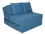 Opvouwbaar matras HONEY - logeermatras - 70x200x15cm - blauw, Ophalen of Verzenden, Nieuw