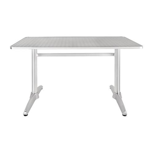 Rechthoekige RVS tafel met dubbele tafelpoot 120cm |Bolero, Articles professionnels, Horeca | Équipement de cuisine, Envoi