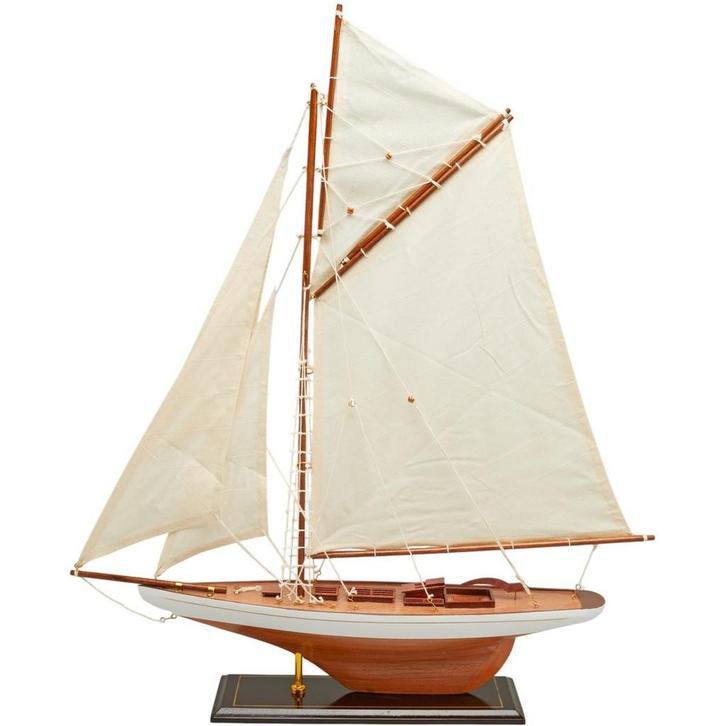 Zeilboot Model 63cm Wit, Hobby en Vrije tijd, Modelbouw | Boten en Schepen, Nieuw, Ophalen of Verzenden