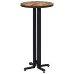 vidaXL Table de bar ronde Ø55x110 cm teck de, Maison & Meubles, Tables | Tables à manger, Neuf, Verzenden