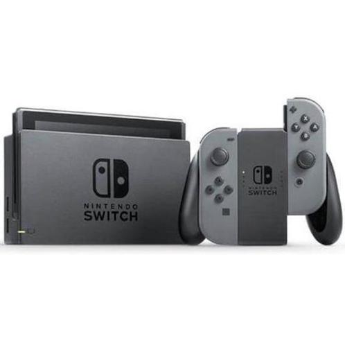 Nintendo Switch Console Set Grijs V2 (Nette Staat & Krasv..., Games en Spelcomputers, Spelcomputers | Nintendo Switch, Zo goed als nieuw