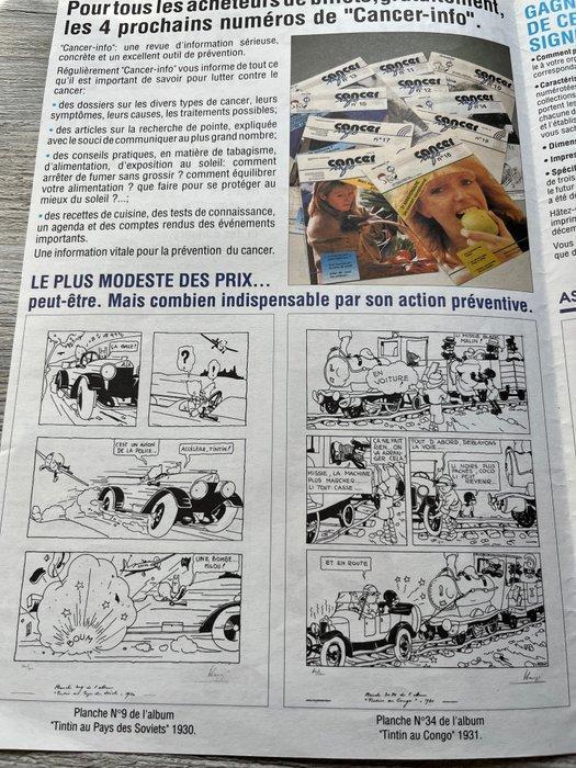 Tintin - 1 Promotional Material - Association contre le, Boeken, Stripverhalen
