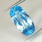 Blauw Topaas - 17.83 ct - Antwerp Laboratory for Gemstone, Nieuw