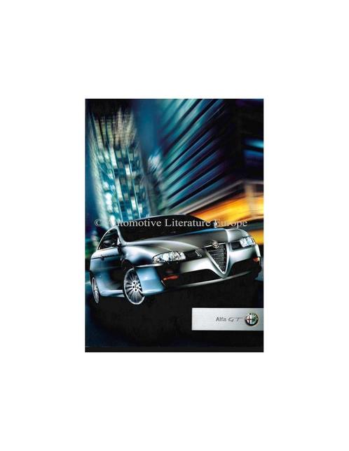 2003 ALFA ROMEO GT BROCHURE FRANS, Boeken, Auto's | Folders en Tijdschriften, Ophalen of Verzenden