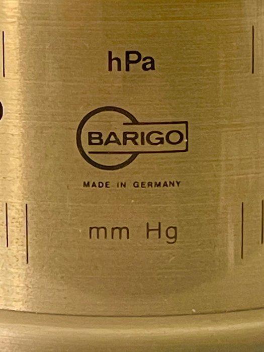 Barigo - Barometer - Brass house with bell jar, Antiek en Kunst, Curiosa en Brocante