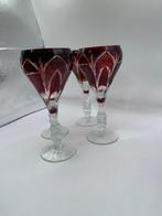 Drinkset (4) - Kristal - Set van 4 vintage kristallen