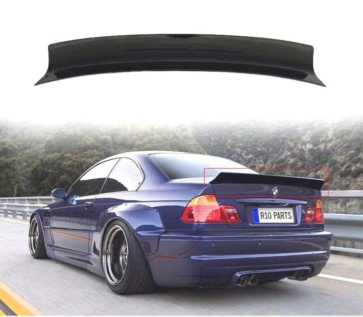 SPOILER BMW E46 COUPE 98-05 NOIR BRILLANT, Auto-onderdelen, Carrosserie, Verzenden