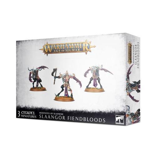 Hedonites of Slaanesh Slaangor Fiendbloods (Warhammer Age of, Hobby & Loisirs créatifs, Wargaming, Enlèvement ou Envoi