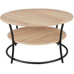 tectake Bijzettafel Cromford - Industrieel licht hout, eiken, Huis en Inrichting, Tafels | Salontafels, Verzenden, Nieuw
