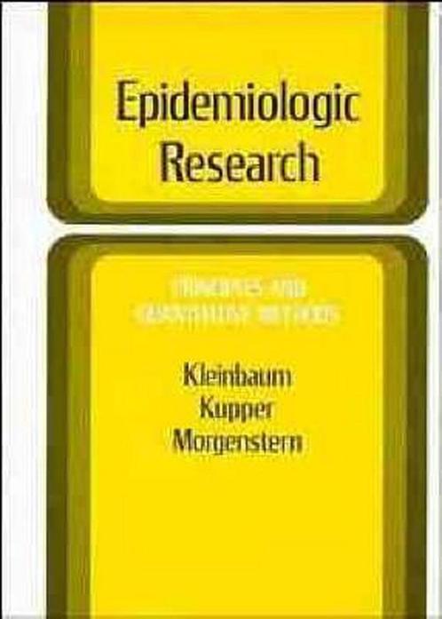 Epidemiologic Research 9780471289852, Livres, Livres Autre, Envoi