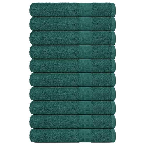 vidaXL Handdoeken 10 st 100x200 cm 360 g/m² 100% katoen, Huis en Inrichting, Badkamer | Badtextiel en Accessoires, Nieuw, Verzenden