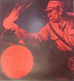 Spotprent over de schending van het verdrag van Locarno d..., Antiek en Kunst, Verzenden