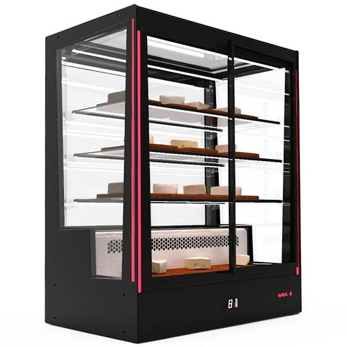 Koelvitrine | PAK | Zwart | +2°C/+6°C | Geforceerd | 4, Zakelijke goederen, Horeca | Keukenapparatuur, Nieuw in verpakking, Verzenden