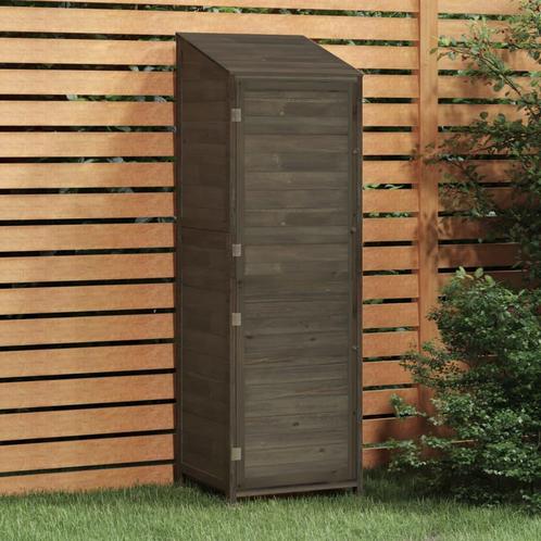 vidaXL Tuinschuur 55x52x174,5 cm massief vurenhout, Tuin en Terras, Tuinhuizen, Nieuw, Verzenden