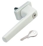 Mauer Raamkruk 710 wit afsluitbaar, Doe-het-zelf en Bouw, Hang- en Sluitwerk, Nieuw, Overige materialen, Klink of Kruk