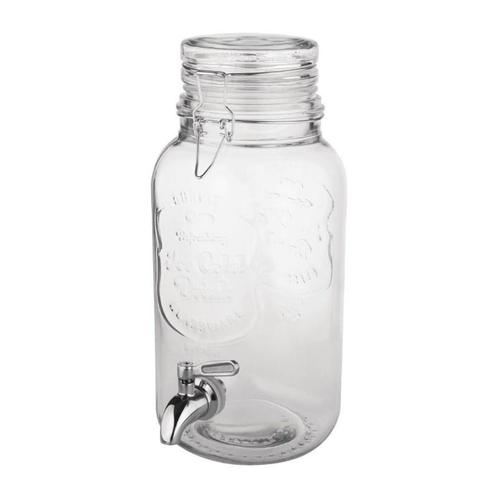 Drankendispenser | Glas | 3.6L | Klemdeksel |, Zakelijke goederen, Horeca | Keukenapparatuur, Nieuw in verpakking, Verzenden