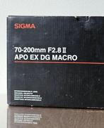 Sigma 70-200mm F2.8 II APO EX DG MACRO - Boxed Objectif, Audio, Tv en Foto, Nieuw
