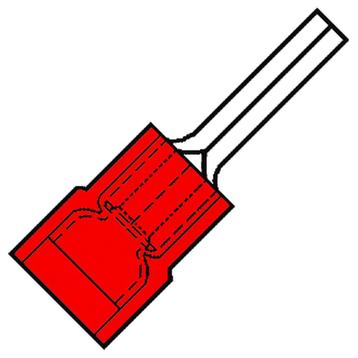 Geïsoleerde Pin Terminal P9 Nylon 0.5-1.5mm2 - 156653 [100, Verzenden