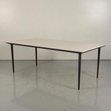 Vergadertafel Solidesk - Wit - 200,5 x 100,5 cm beschikbaar voor biedingen