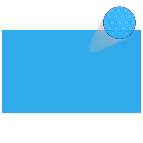 vidaXL Zwembadhoes rechthoekig 1000x600 cm PE blauw, Tuin en Terras, Zwembaden, Nieuw, Verzenden