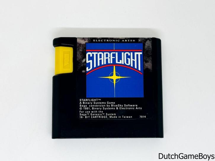 Sega Genesis - StarFlight, Games en Spelcomputers, Spelcomputers | Sega, Gebruikt, Verzenden