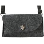 Handbag grey + edelweiss closure, Verzenden, Nieuw