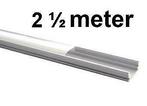 LED Profiel 2,5 meter - 7mm slim - plat model, Doe-het-zelf en Bouw, Metalen, Nieuw, Verzenden