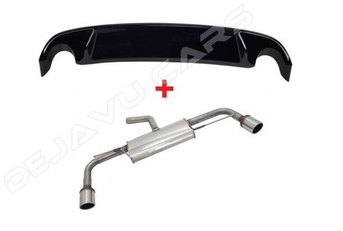 GTI Look Diffuser + Sport Uitlaat systeem voor Volkswagen Go, Auto diversen, Tuning en Styling, Ophalen of Verzenden